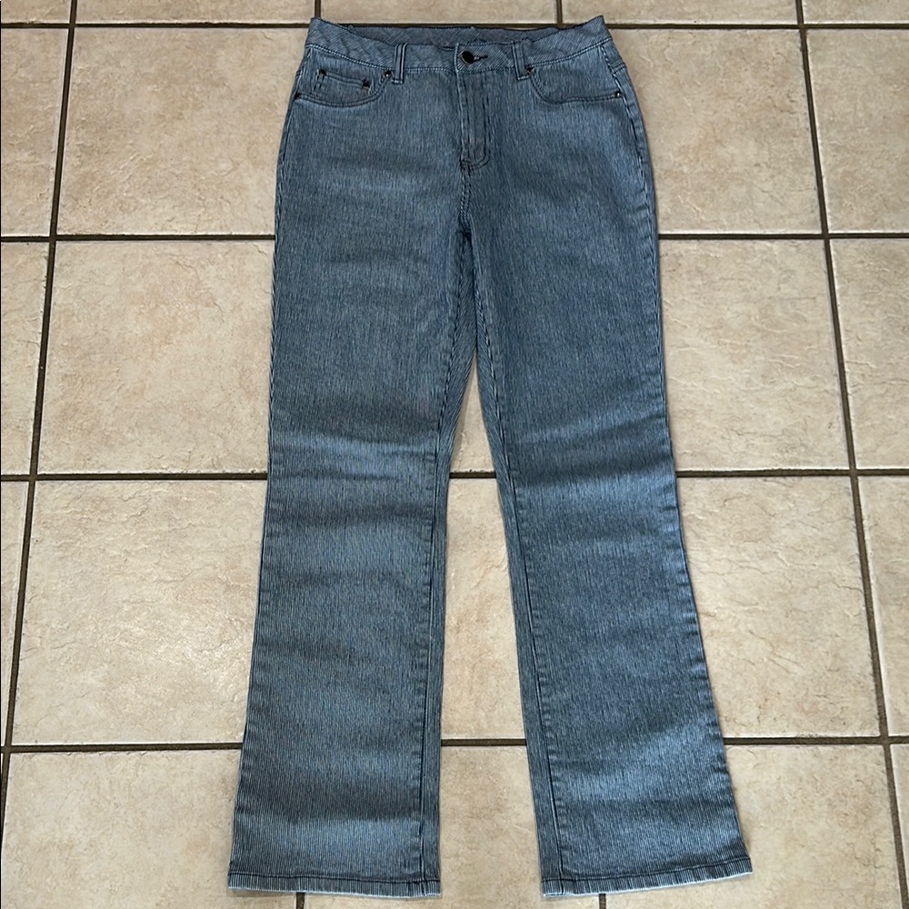 Women’s Jeans railroad stripes